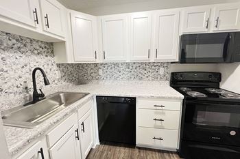 White cabinets